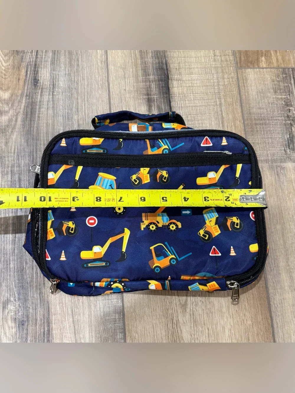 Kids Construction Backpack & Lunch Box Set Excavator Dump Truck School